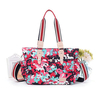 Women Nylon Handbag Large Capacity Flower Pattern Printing Shoulder Bags Crossbody Bag