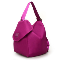 Women Nylon Light Waterproof Shoulder Bag Backpack Satchel