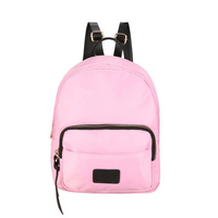 Women Nylon Little Backpacks Shoulder Bag Casual Solid Schoolbag