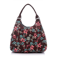 Women Nylon Multicolor Handbag Shopping Bag Shoulder Bag
