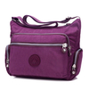 Women Nylon Multizipper Pocket Crossbody Bag Outdoor Portable Bag