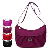 Women Nylon Shopping Bag Dumpling Bag Elegant Crossbody Bag