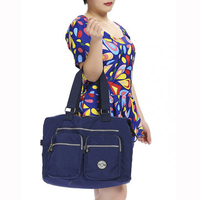 Women Nylon Shoulder Bag Waterproof Handbag Casual Large Capacity Crossbody Bag