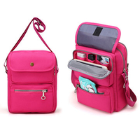 Women Nylon Travel Passport Bag Crossbody Travel Bag