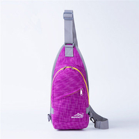 Women Nylon Travel Shopping Sports Lightweight Shoulder Bag Chest Bags