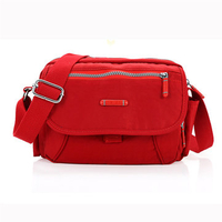 Women Nylon Waterproof Candy Color Shoulder Bags Crossbody Bags