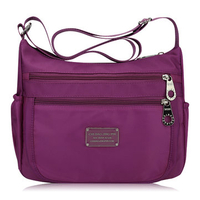 Women Nylon Waterproof Casual Multi-pocket Shoulder Bags Crossbody Bags