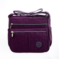 Women Nylon Waterproof Multi-pocket Casual Shoulder Bags Crossbody Bags
