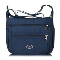 Women Nylon Waterproof Multi-pocket Shoulder Bags Crossbody Bags