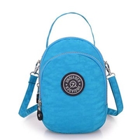 Women Nylon Waterproof Round Bags Casual Outdoor Totes Shoulder Bags Messenger Bags