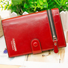 Women Oil Leather Short Wallet Vintage Pu Leather Card Holder Purse
