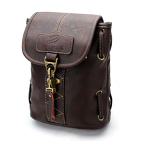 Women Outdoor Casual PU Backpack Bucket Crosssboby Bag