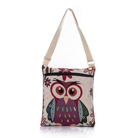 Women Owl Cute Bag Retro Shoulder Bag Vintage Tote Handbag