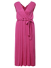 Women Party Deep-V Sleeveless Pleated Sexy Maxi Dress