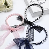Women Pearl Rhinestone Chain Jewelry Headband Head Piece Hair Band