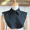 Women Peter Pan Detachable Lapel Shirt Fake False Collar