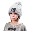 Women Plush Lining Wool Ball Ski Beanie Cap Winter Warm Braided Crochet Knitting Hat