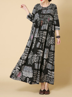 Women Printed Loose Dresses