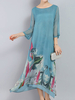 Women Printed Mid-Long Dresses