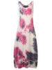 Women Printed Sleeveless Loose Long Maxi Dress