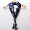 Women Printing Geometric Chiffon Double Layer Scarf Casual Lovely Long Towel