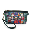 Women PU Leather Clutches Bag Forest Style Phone Bag Crossbody Bag