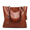 Women PU Leather Handbag Vintage Shoulder Bag Tote Bag