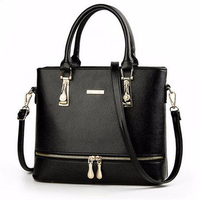 Women PU Leather Handbags Casual Chain Large Capacity Shoulder Bags