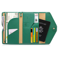 Women PU Leather Passport Bag Daily Use Purse Card Holder