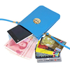 Women PU Leather Phone Bag Functional Plait Mini Crossbody Bag
