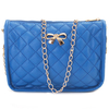 Women PU Leather Quilted Crossbody Bags Vintage Bowknot Shoulder Bags