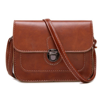 Women PU Leather Retro Shoulder Bag Square Crossbody Bag