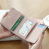 Women Pu Leather Short Wallet Hight-end Material Card Holders Coin Bag
