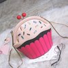 Women PU Leather Stylish Young Chic Breast Crossbody Bag Phone Bag
