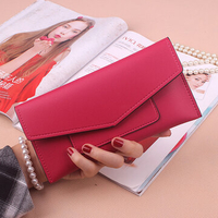 Women PU Leather Ultrathin Card Holder Wallets Purse Functional Wallet