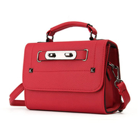Women PU Leather Vintage Crossbody Bags Revit Mini Handbags