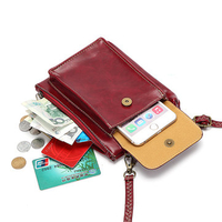 Women PU Phone Wallet Crossbody Bag Little Cute Bag Clutches Bag