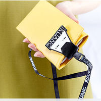 Women PU Transparent Phone Bag Wallet Purse Multifunction Card Bag For Iphone Samsung Xiaomi