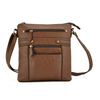 Women Pure Color Multi-pocket Messenger Bag Shoulder Bags Crossbody Bag