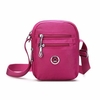 Women Pure Color Portable Nylon Shoulder Bags Crossbody Bags