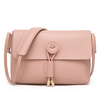 Women Pure Color Vintage PU Leather Crossbody Bags Shoulder Bags