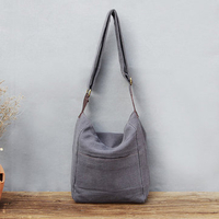 Women Retro Linen Crossbody Bag Vintage Messenger Bag