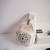 Women Retro PU Rivet Crossbody Bag Vintage Shoulder Bag