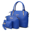 Women Rivet Shoulder Bags Set 3PCS Casual Tote Handbags