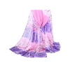 Women Rose Print Scarf Soft Long Scarf Warm Elegant Nobility Wrap Shawl