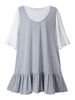 Women Ruffle Sleeve Two-Piece Strap Dress
