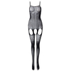 Women Sexy Black Fishnet Body Stocking See Through Hollow Temptation Body Tights