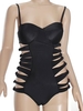 Women Sexy Clipping One Piece Bikini Push Up Bandage Hollow Swimsuit