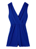 Women Sexy Deep V Elastic Waist Sleeveless Jumpsuit