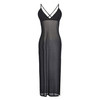 Women Sexy Deep V Ultrathin Nightdress Transparent Gauze Spaghetti Strap Temptation Robes Sleepwear